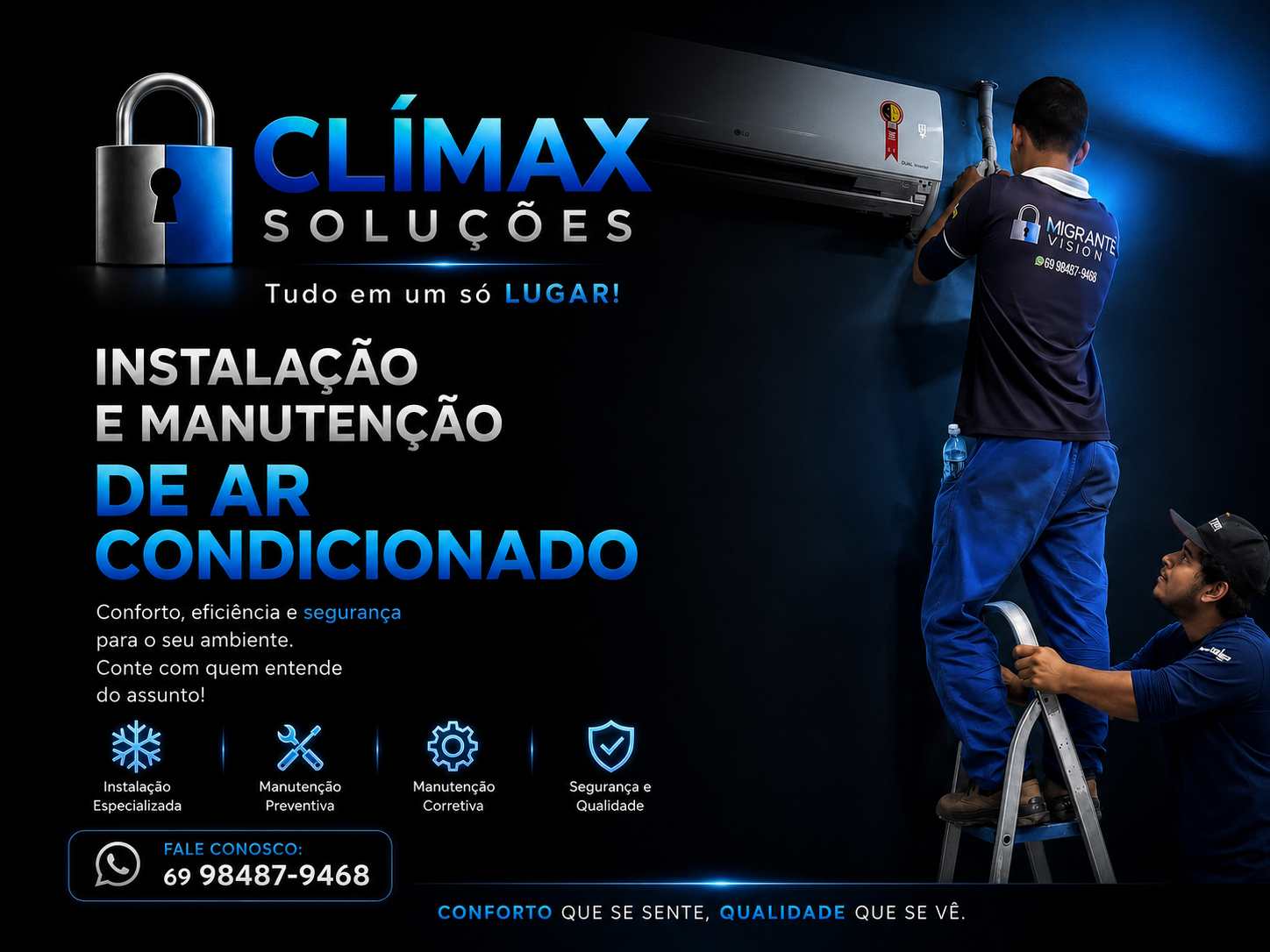 Atendimento Empresarial – Manutenção e Higienização de Ar-Condicionado | Uni Internet